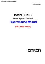 RS-2810 programming